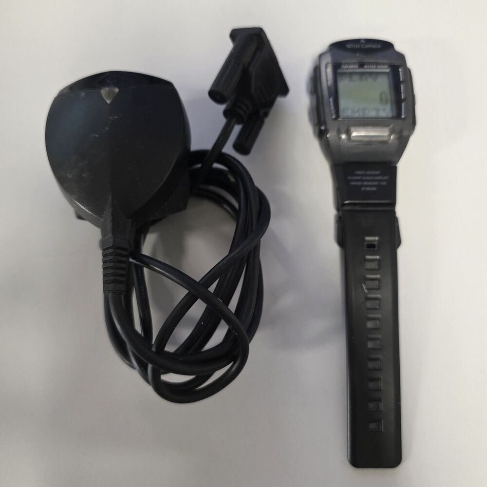 Casio WQV-1 Wrist Digital Camera Watch w/ Infrared Reader For Transferring Files